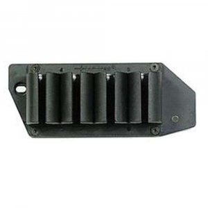 TacStar 1081130 SideSaddle  Rem 870, 1100, 1187 20 Gauge 4 Black Polymer w/Aluminum Mounting Plate