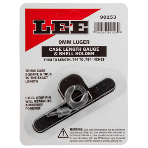 Lee 90153 Case Length Gauge 9mm Luger