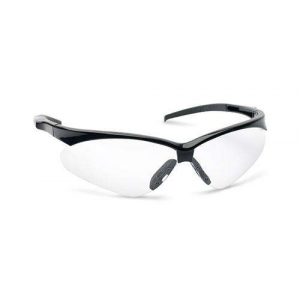 Walkers GWPSGLCLR Shooting Glasses Crosshair Polycarbonate Clear Lens w/Black Frame