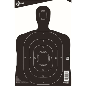 ALLEN 15447 EZ AIM SILHOUETTE TRGT 12X18 25 PK