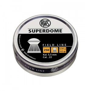 RWS/Umarex 2317407 Superdome  .22 Pellet Lead Domed/Grooved Skirt 200 Per Tin