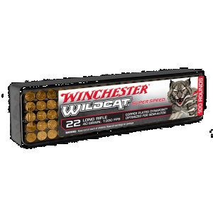 Winchester Ammo WW22LRSSD Wildcat Super Speed 22 LR 40 gr Hollow Point (HP) 100 Bx/ 20 Cs