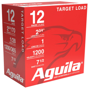 AGUILA 1chb1304 Target Load 12 Ga 2.75 1 Oz #7.5 25rds