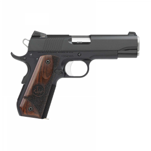 DAN Wesson 01838 Guardian 38 Super 4.25 9+1 Black Duty Finish Stainless Steel Wood Grip
