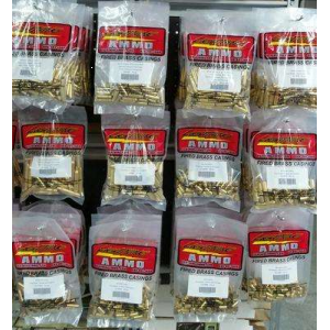 Lightning Ammo Reman. Cleaned & Polished Brass .40 S&W 100 Qty Bag