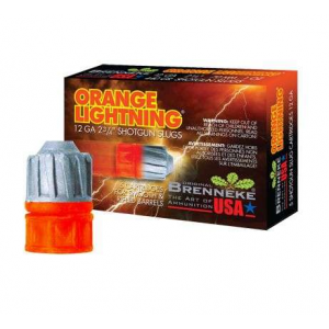BRENNEKE ORANGE LIGHTNING 125YR ANNIVERSARY AMO 12GA 2.75 IN 1 OZ 5-RD ( 50 BOXES PER CASE )