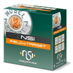 NOBEL Sport Field & Target Shotshells 12 Ga 2.75 1-1/8 Oz #6 25rd Box