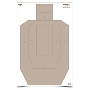 Birchwood Casey 37029 EZE-Scorer IPSC Practice Paper 23 x 35 Silhouette 5 Pack