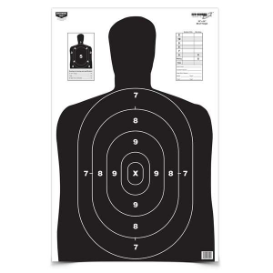 Birchwood Casey 37020 EZE-Scorer BC-27 Silhouette Paper Target 23 x 35 5 Per Pack
