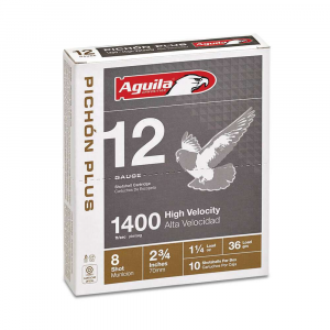 AGUILA 1chb1296 Competition 12 Gauge 2.75 1 1/4 Oz 8 Shot 10 Bx/ 25 Cs