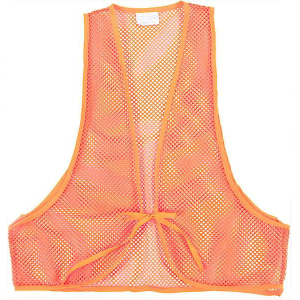 Allen 15750 Safety Vest  OSFA Orange Polyester Mesh