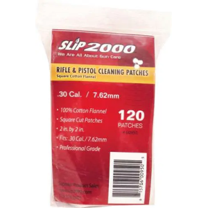 SLIP 2000 CLEANING PATCHES 2 SQUARE .30/7.62MM 120-PACK