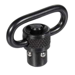Leapers TLQDSW08A QD Sling Swivel  Black 1 Push Button Steel