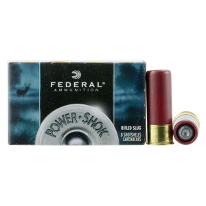 FEDERAL F127rs Power-shok 12 Gauge 2.75 1 Oz Slug Shot 5 Bx/ 50 Cs