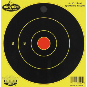 Birchwood Casey 35906 Dirty Bird  Bullseye Hanging Paper Target 16 Per Pack