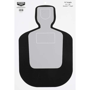 Birchwood Casey 37201 EZE-Scorer BC-19 Silhouette Hanging Paper Target 12 x 18 10 Per Pack