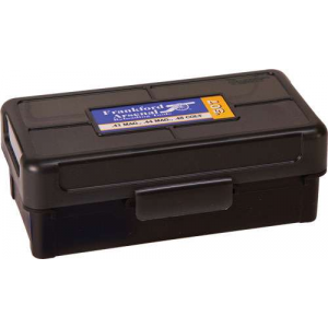 F/A AMMO BOX .40/.45ACP/10MM 50 RNDS BLACK/SMOKE HINGE TOP