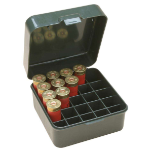 MTM AMMO BOX SHOTSHELL TO 3 12,16,& 20GA. 25-ROUNDS F GRN