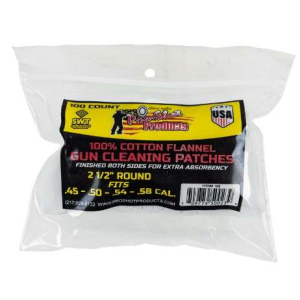 CLEANING PATCHES .45-48 CAL BP 100CT