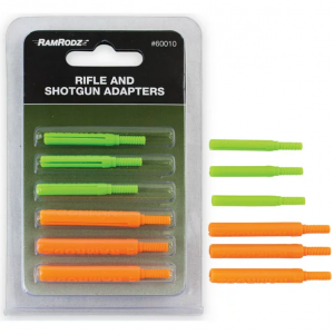 RamRodz 60010 Cleaning Rod Adapter Rifle and Shotgun Multi-Caliber 8-32 Nylon 6 Per Pack