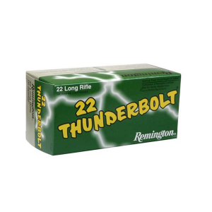 REMINGTON Ammunition Tb22a Thunderbolt 22 Lr 40 Gr Round Nose (rn) 50 Bx/ 100 Cs