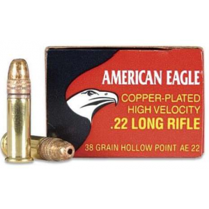 FEDERAL Ae22 American Eagle 22 Lr 38 Gr Copper Plated Hollow Point (cphp) 40 Bx/ 100 Cs
