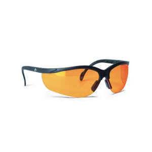 Walkers GWPAMBLSG Sport Glasses  Polycarbonate Amber Lens w/Black Frame