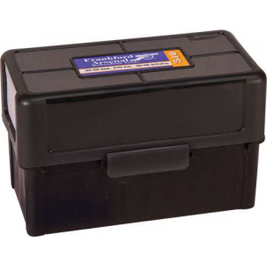 F/A AMMO BOX .270/.25-06/30-06 50 RNDS BLACK/SMOKE HINGE TOP