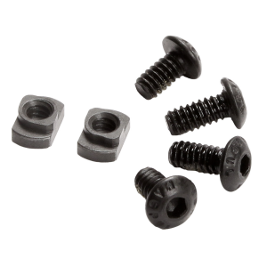 Magpul MAG615-BLK M-LOK T-Nut Replacement Set Chromoly Steel Black Manganese Phosphate