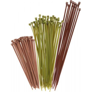 ALLEN 15823 HUNTING BLIND CABLE TIES 100PK GRN/BRN