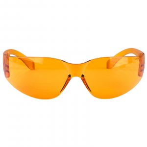Walkers GWP-WRSGL-AM Shooting Glasses Clearview Polycarbonate Amber Lens w/Amber Frame