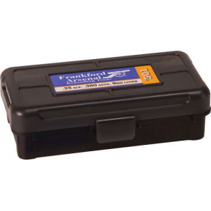 F/A AMMO BOX .380/9MM 50 ROUNDS BLACK/SMOKE HINGE TOP
