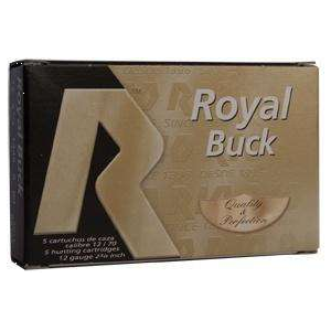 RIO AMMUNITION RB129 Royal Buck 12 Gauge 2.75 Buckshot 9 Pellets 00 Buck Shot 5 Bx/ 50 Cs