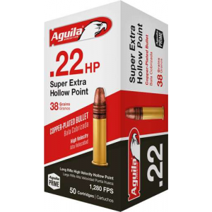 AGUILA Ammo .22lr Case Lot High Velocity 38gr Ldrn Ammunition 2000 Rd Case