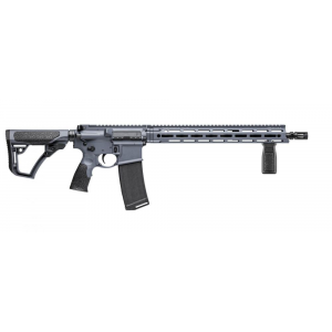 Daniel Defense 12813042047 DDM4 V7 Semi-Automatic 223 Rem/5.56 NATO 16 30+1 Tornado Gray 6 Position w/SoftTouch Overmodling Stock Tornado Gray Anodized Aluminum Receiver