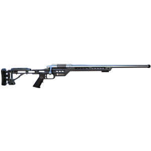 MasterPiece Arms PMR 6.5 Creedmoor 10+1 24 Black V-Bedded BA Hybrid Chassis Stock Polished Black Right Hand