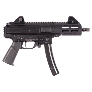 MAC 12755001 IX 9mm Luger 301 650 Threaded Barrel Picatinny Rail Receiver  Rear Black Polymer Grip Pistol