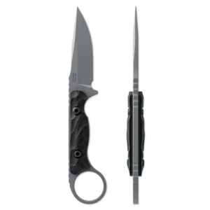 Toor Knives Jank Shank S Phantom Grey Ringed Knife (No Mount)