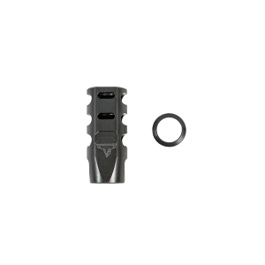 Taran Tactical MPX 9mm Compensator 13.5x1 LHM Thread, 3-Port Stainless Steel