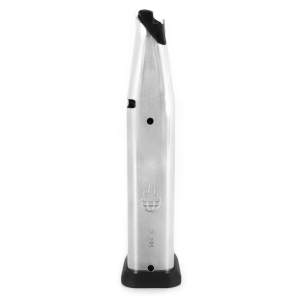 Atlas Gunworks 10rd 9mm 126mm Stainless/Black Classic Magazine