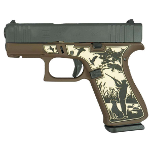 GLOCK 43X FS 9MM WFRONT RAILSMallard Brown