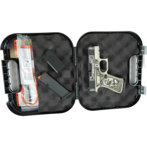 GLOCK 43X FS 9MM WFRONT RAILSGlock  Horses Black Slide Gray Frame