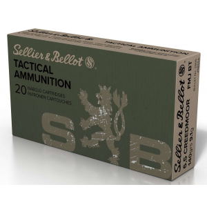 SELLIER & Bellot Sb65a Rifle 6.5 Creedmoor 140 Gr Full Metal Jacket Boat Tail (fmjbt) Rifle Ammunition 20 Rd Box