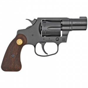 COLT Mfg Cobramb2bb Night Cobra 38 Spl + P 6 Round 2 Black Matte Ion Bond Stainless Steel Wood Grip