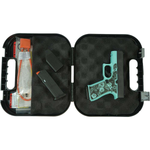 GLOCK 43X 9MM WFRONT RAILS ENGRVD FRAME ONLY TIFFANY ROSE