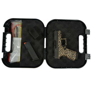 GLOCK 43X FS 9MM WFRONT RAILS USA Leopard Print