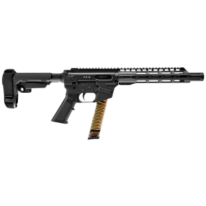 FREEDOM ORDNANCE FX9P10S FX-9 9mm Luger 31+1 10 Black Nitride Steel Barrel, M-LOK Handguards, Black Anodized Aluminum Picatinny Rail Receiver, Black SBA3 Brace, AR15 Grips, Right Hand