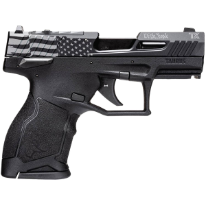 Taurus TX22 Compact 22 LR 36 10 Round Magazines Matte Black US Flag We The People Slide Optic Ready Pistol