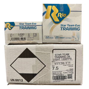 RIO STAR TEAM TRN28LT 12GA 2-3/4IN 7.5 Shotgun Shells 250rd Case