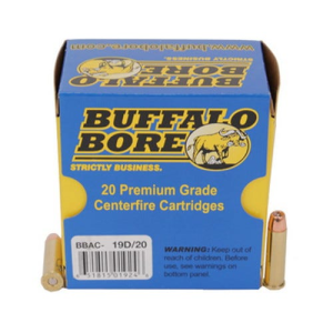 Buffalo Bore Ammunition 19D/20 Heavy 357 Mag 125 gr Jacketed Hollow Point (JHP) 20 Bx/ 12 Cs